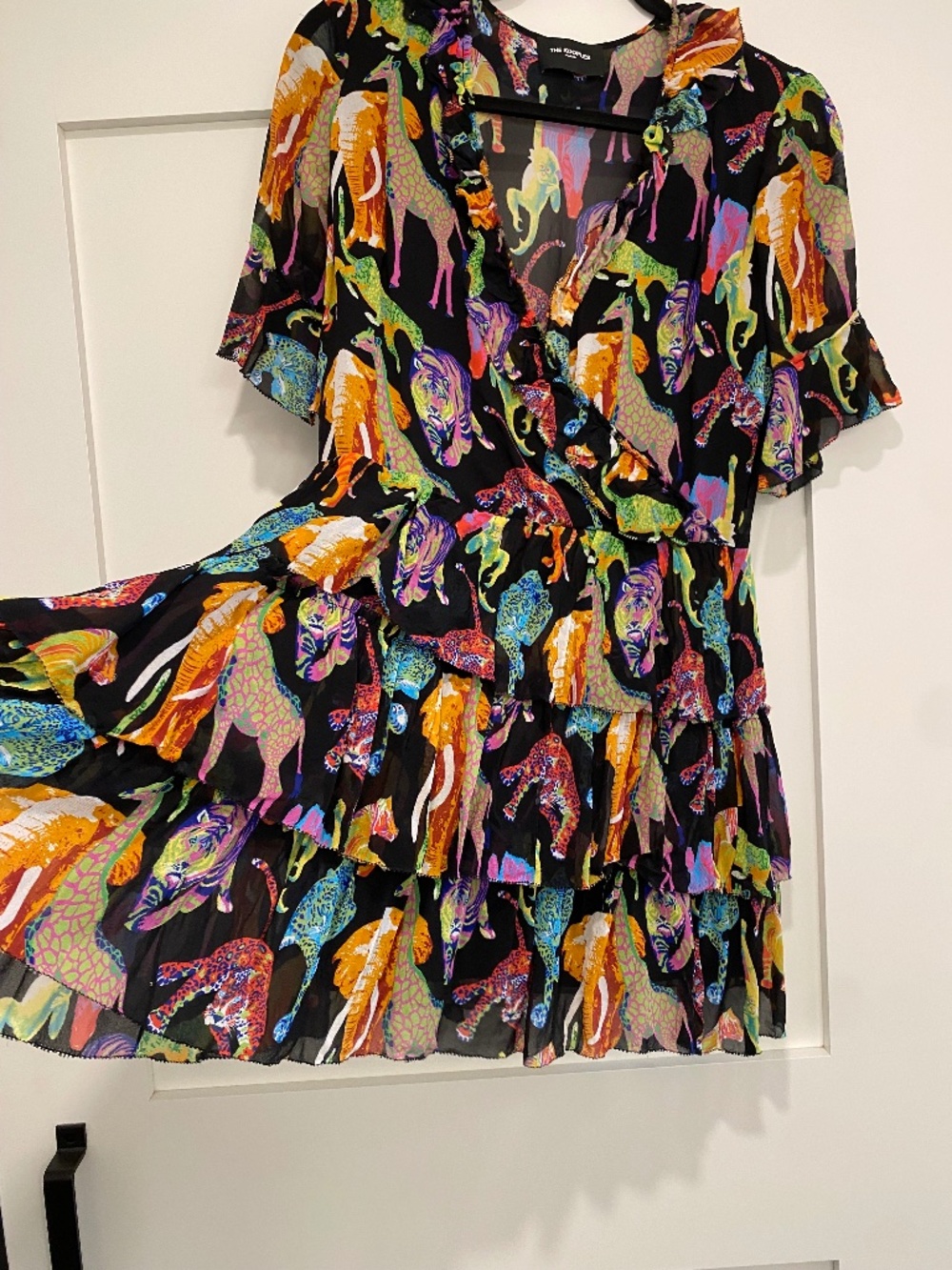 The Kooples Paris Funky Jungle Short Dress